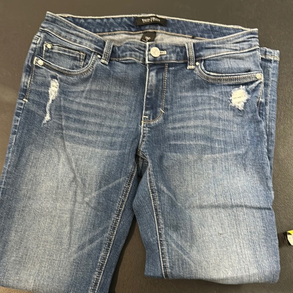 White House Black Market Blue Skinny Jeans